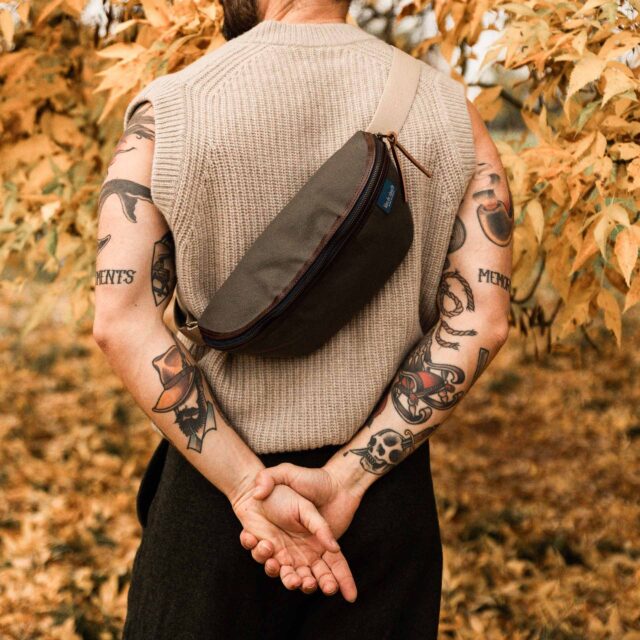 Bleu De Chauffe - Sac Banane New Beat - kaki BM