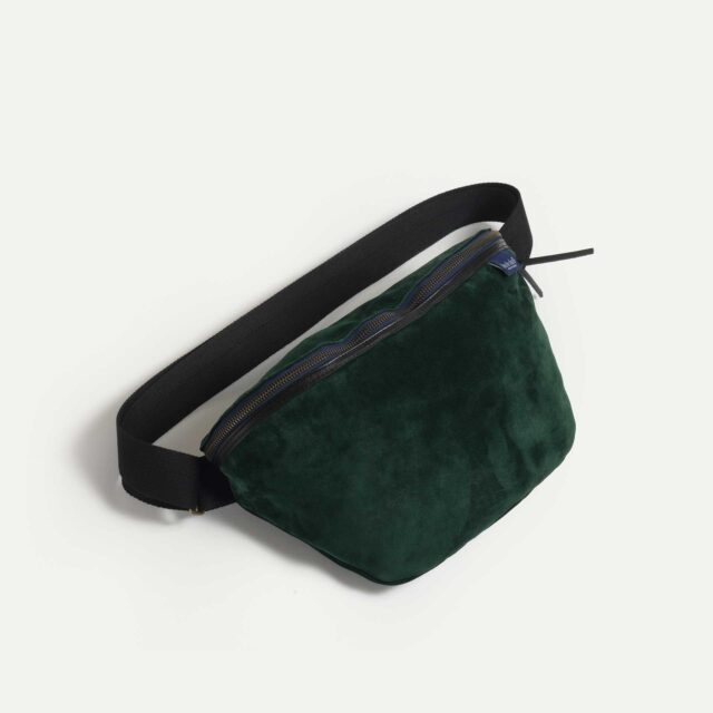 Bleu De Chauffe - Sac Banane New Beat XL - Vert Foncé