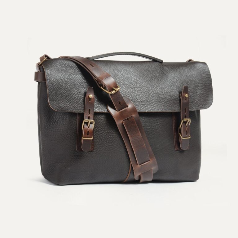 Bleu De Chauffe - Sac besace Lucien - Marron Brun