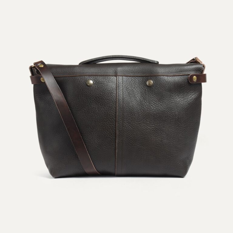 Bleu De Chauffe - Sac besace Lucien - Marron Brun