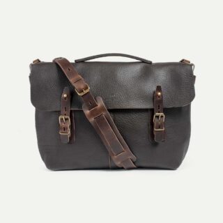 Bleu de Chauffe - Sac besace Lucien – Marron Brun