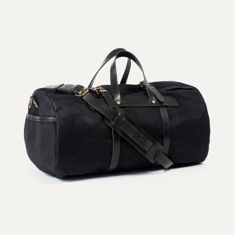 Bleu De Chauffe - Sac de voyage Bivouac - Noir Stonewashed