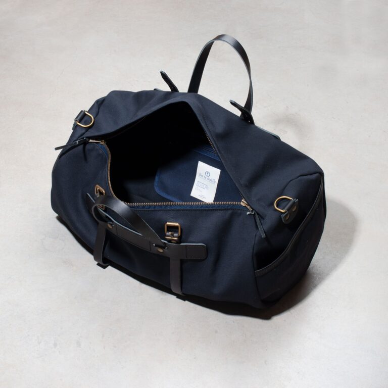 Bleu De Chauffe - Sac de voyage Bivouac - Noir Stonewashed