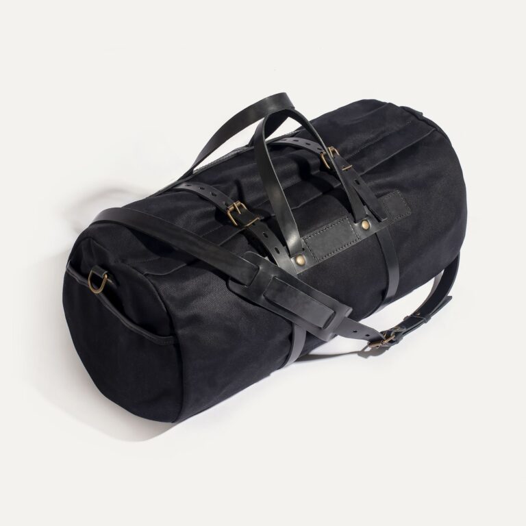 Bleu De Chauffe - Sac de voyage Bivouac - Noir Stonewashed