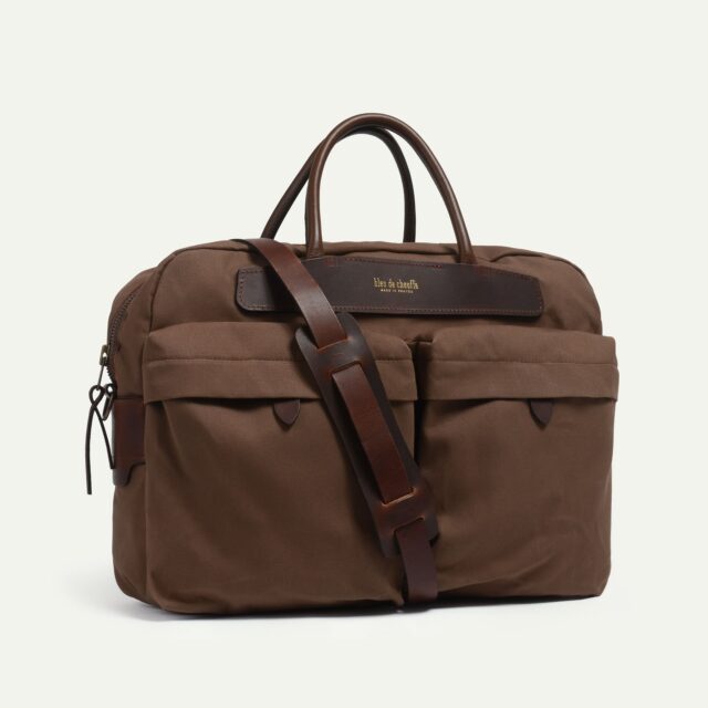 Bleu De Chauffe - Sac business Hélios - Noisette