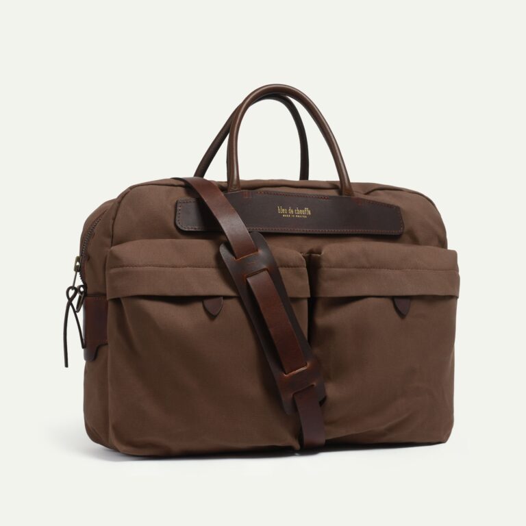 Bleu De Chauffe - Sac business Hélios - Noisette