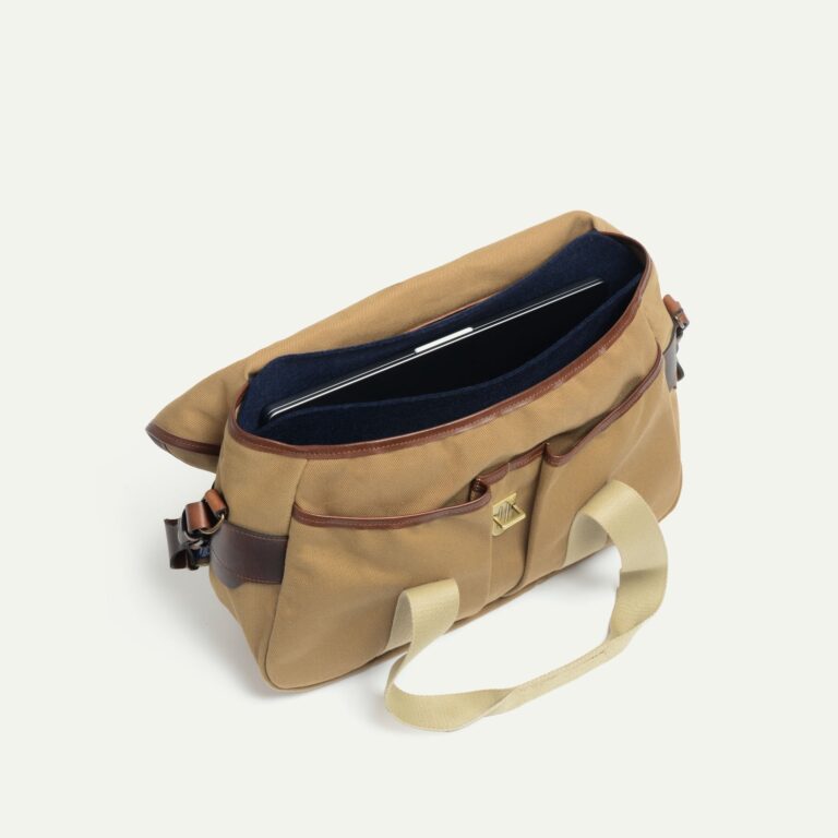 Bleu De Chauffe - Sac business Musette - Camel BM