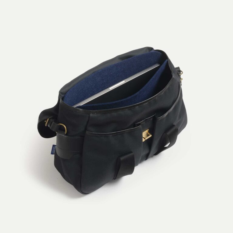 Bleu De Chauffe - Sac business Musette - Noir BM