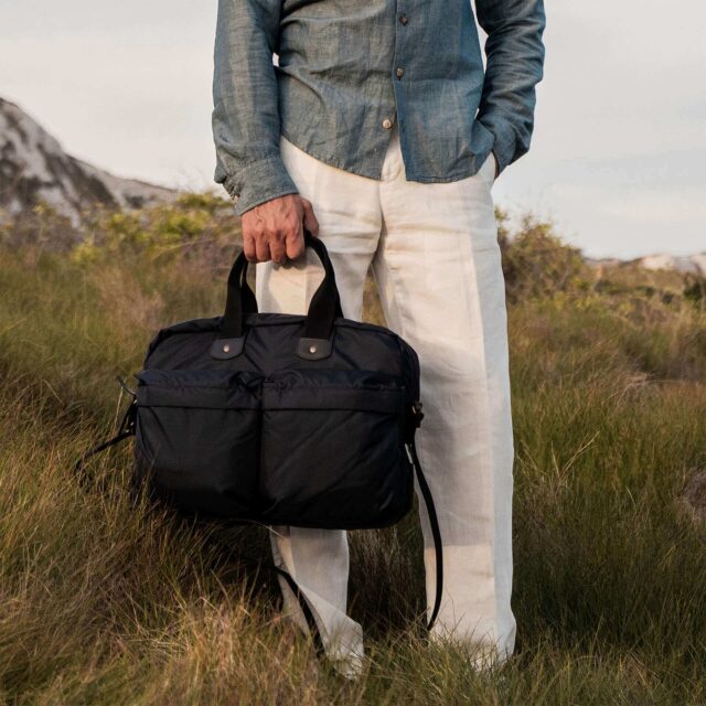Bleu De Chauffe - Sac business paraglyde - Marine/Noir