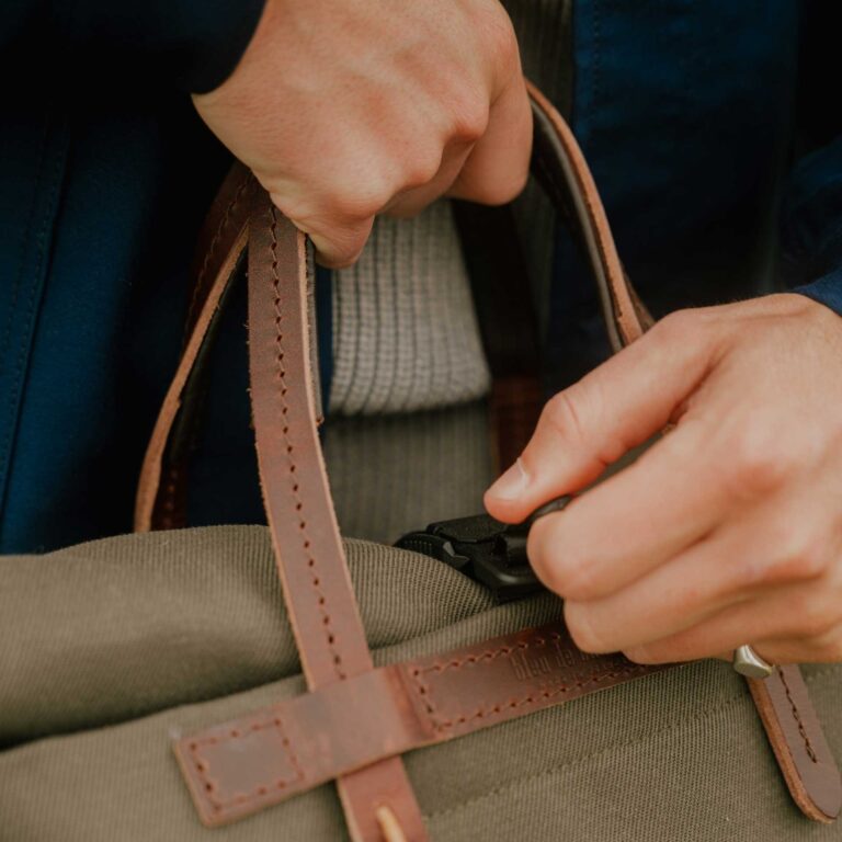 Bleu De Chauffe - Sac Business Woody - Kaki BM
