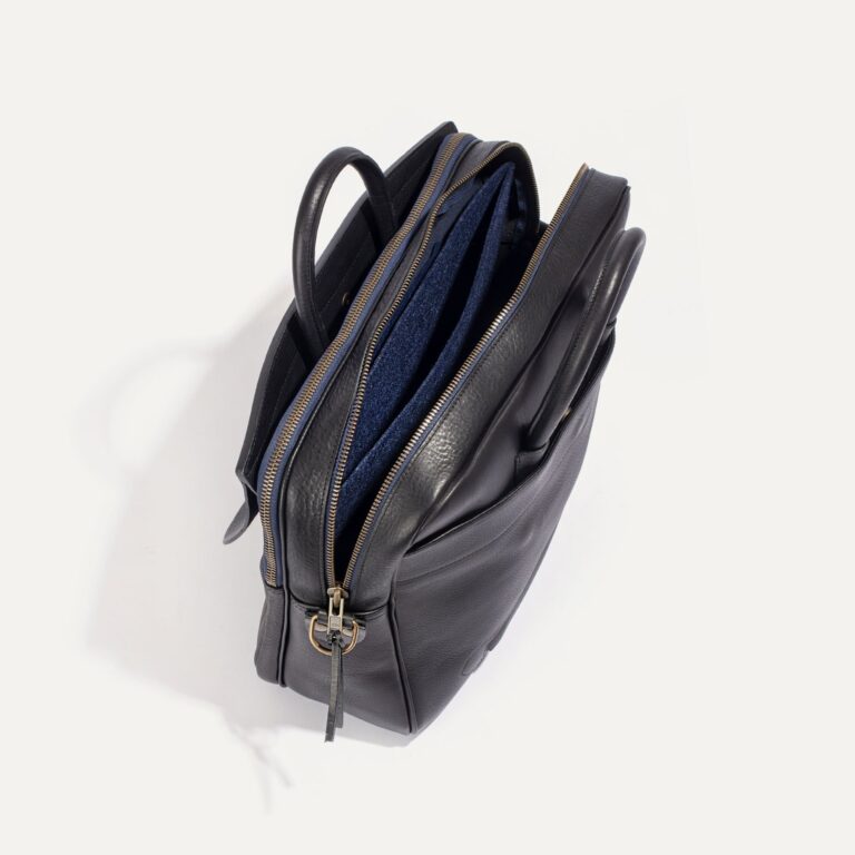 Bleu De Chauffe - Sac business Zeppo - Noir
