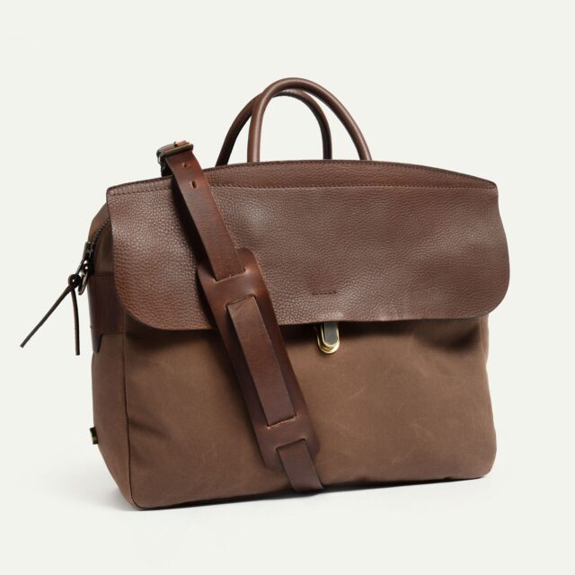 Bleu De Chauffe - Sac business Zeppo - Noisette