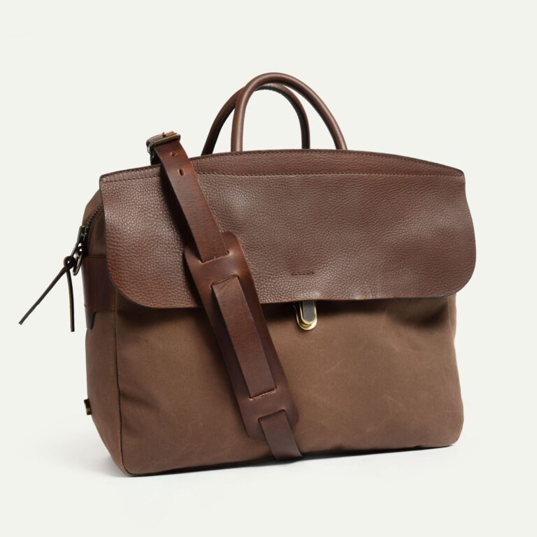 Bleu De Chauffe - Sac business Zeppo - Noisette