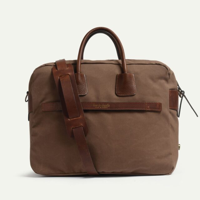 Bleu De Chauffe - Sac business Zeppo - Noisette