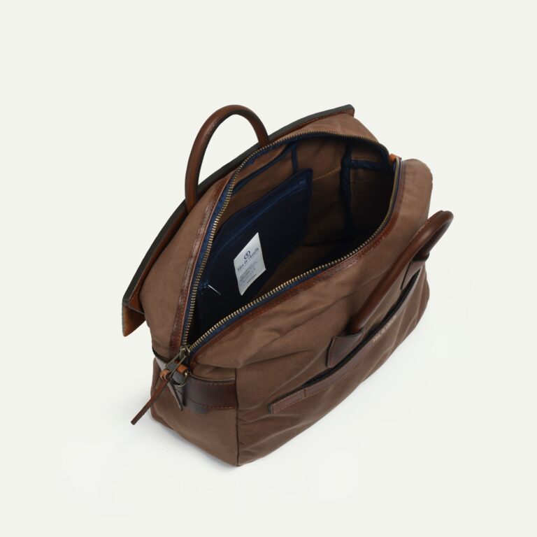 Bleu De Chauffe - Sac business Zeppo - Noisette