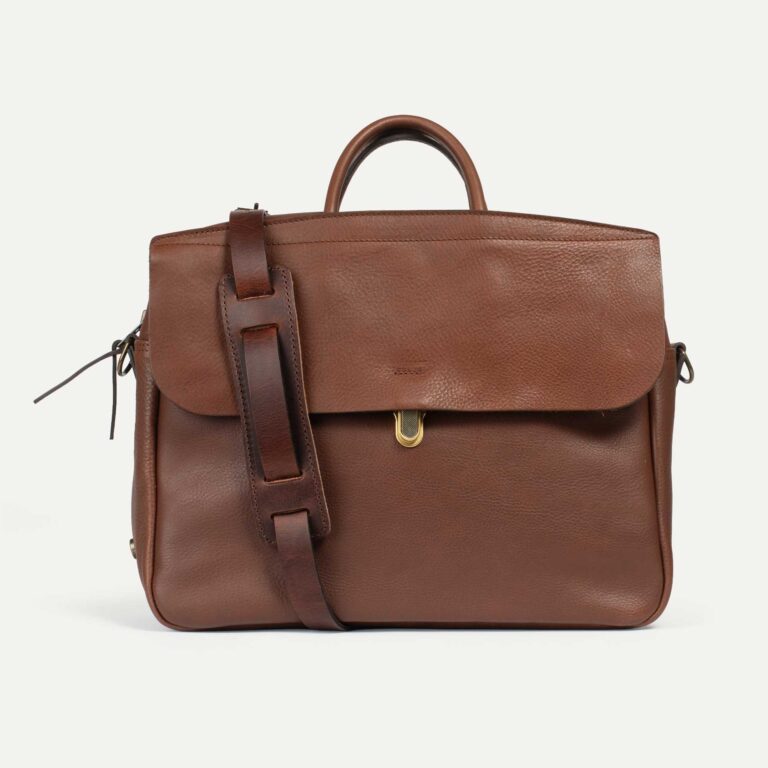 Bleu De Chauffe - Sac Business Zeppo Solo - Brun ambré
