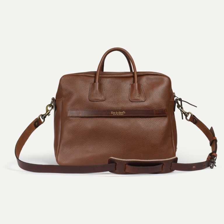 Bleu De Chauffe - Sac Business Zeppo Solo - Brun ambré