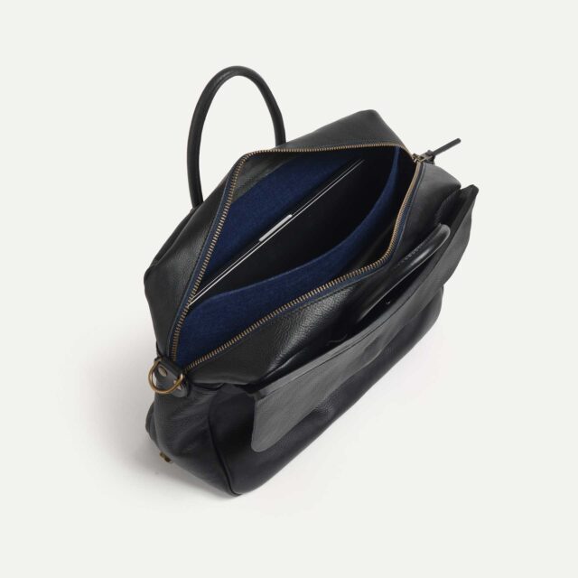 Bleu De Chauffe - Sac Business Zeppo Solo - Noir