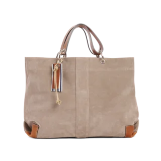 TUSSOR - Canotage Working Cuir Velours Galet
