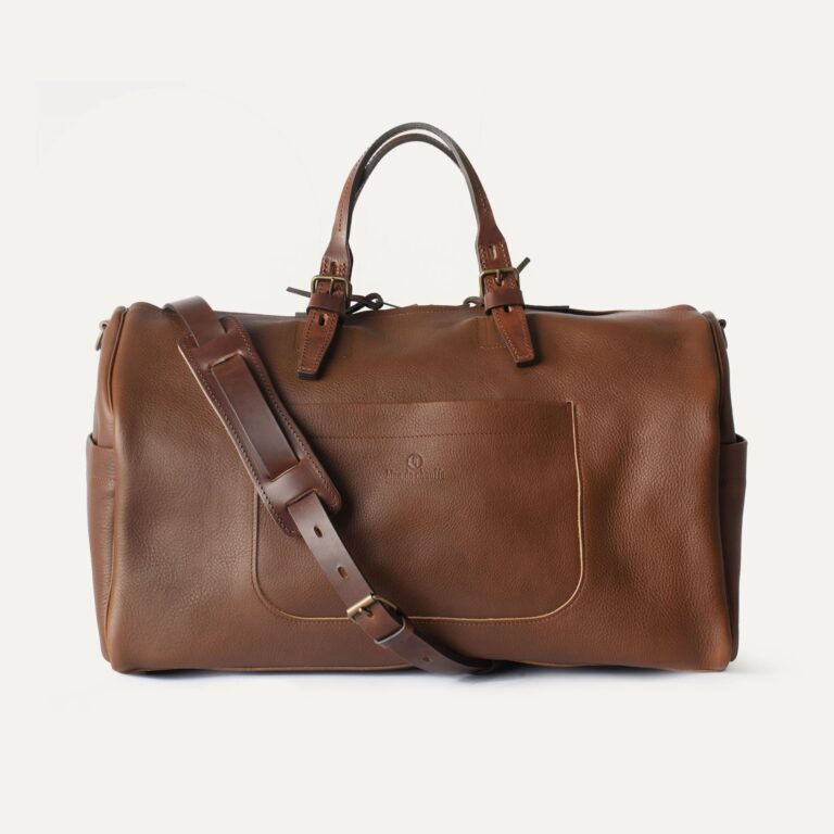 Bleu De Chauffe - Sac de voyage Hobo - Brun ambré