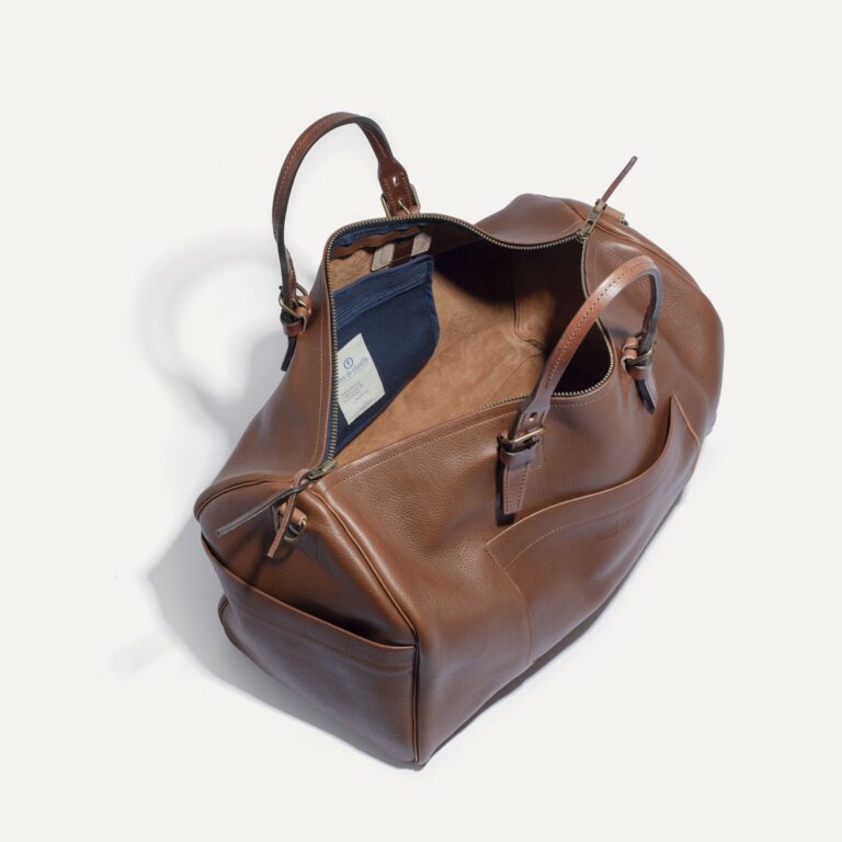 Bleu De Chauffe - Sac de voyage Hobo - Brun ambré