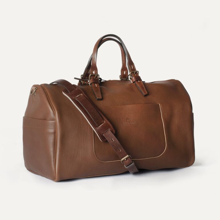 Bleu De Chauffe - Sac de voyage Hobo - Brun ambré