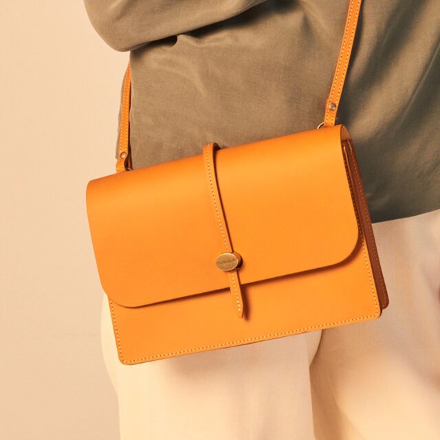 Bleu De Chauffe - Sac Pochette Jordi - Miel