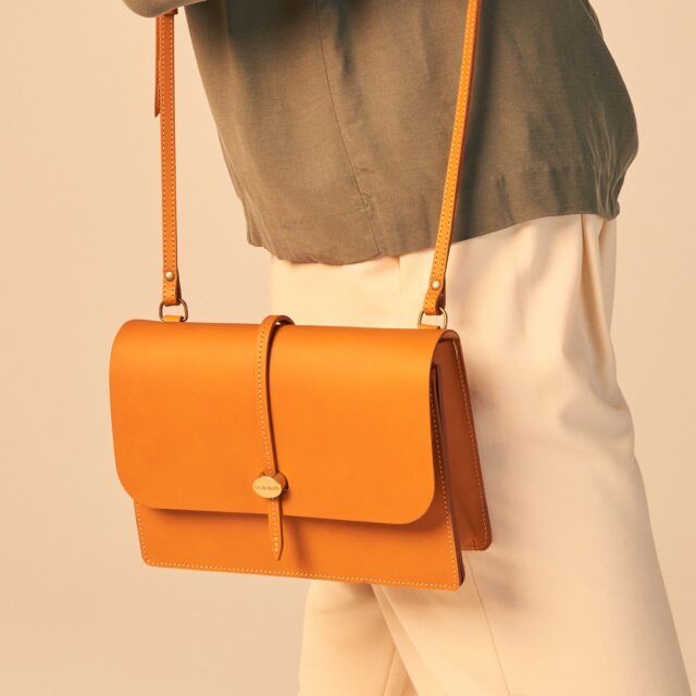 Bleu De Chauffe - Sac Pochette Jordi - Miel