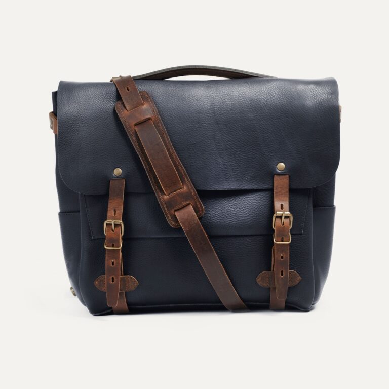 Bleu De Chauffe - Sac Postier Eclair L - Bleu Marin