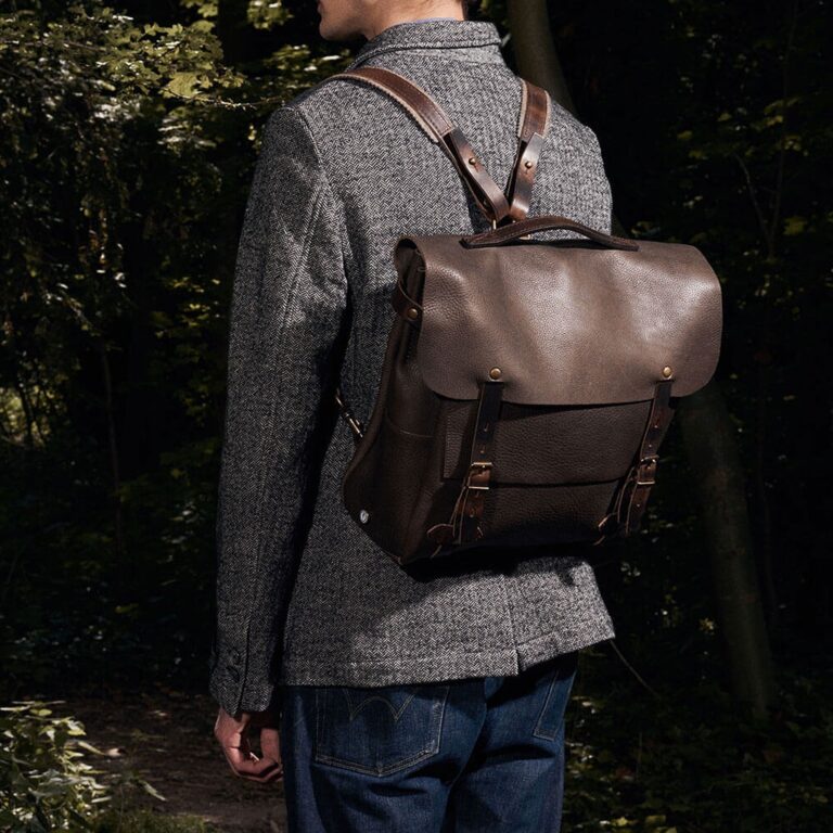 Bleu De Chauffe - Sac Postier Eclair L - Bleu Marin