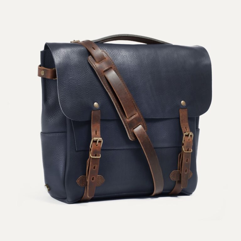 Bleu De Chauffe - Sac Postier Eclair L - Bleu Marin