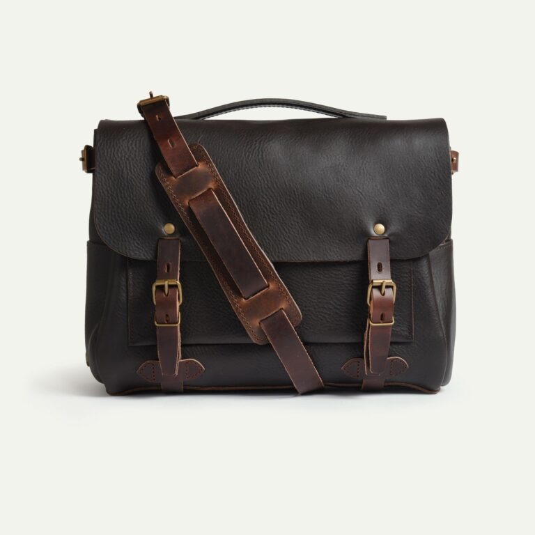 Bleu De Chauffe - Sac Postier Eclair M - Marron Brun