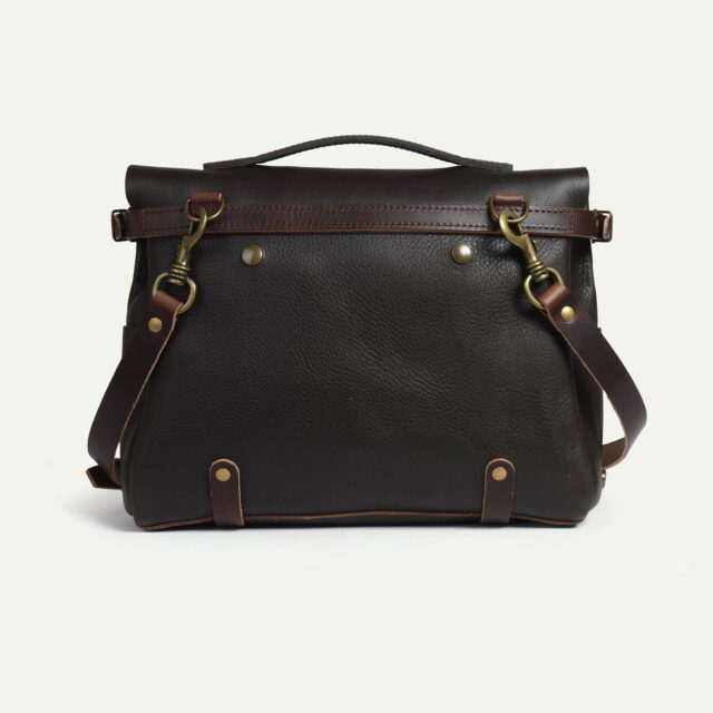 Bleu De Chauffe - Sac Postier Eclair M - Marron Brun