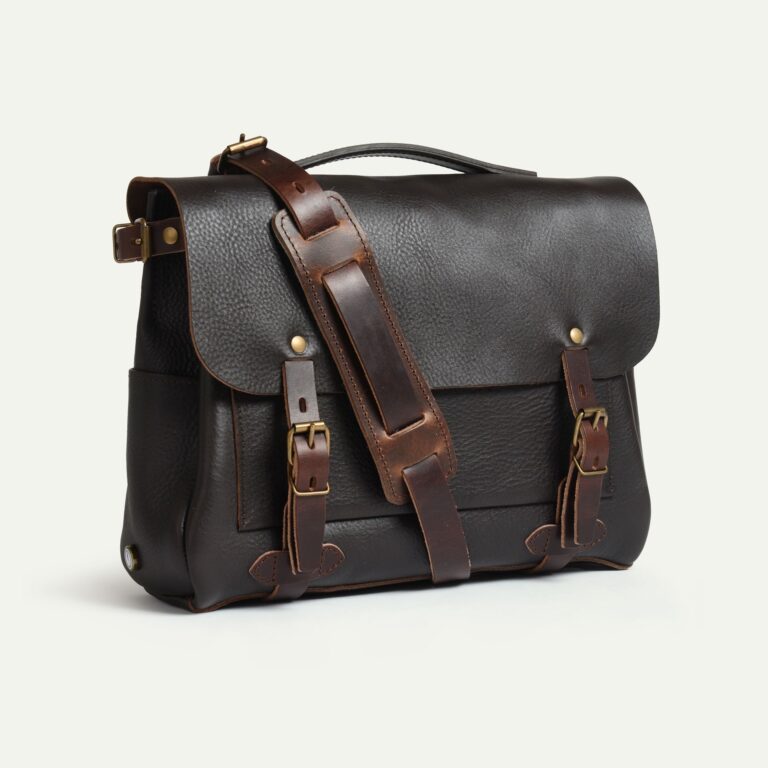 Bleu De Chauffe - Sac Postier Eclair M - Marron Brun