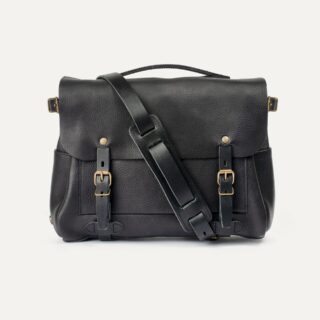 Bleu de Chauffe - Sac Postier Eclair M  Noir