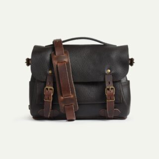 Bleu de Chauffe - Sac Postier Eclair S – Marron brun
