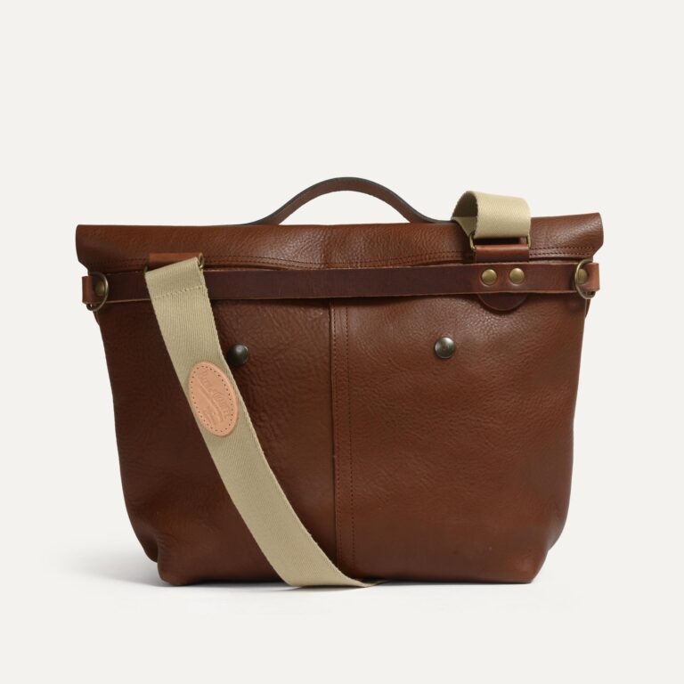 Bleu De Chauffe - Sac Postier Lazard - Brun ambré