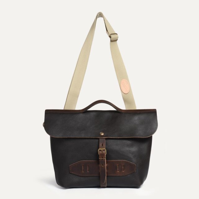 Bleu De Chauffe - Sac Postier Lazard - Marron brun
