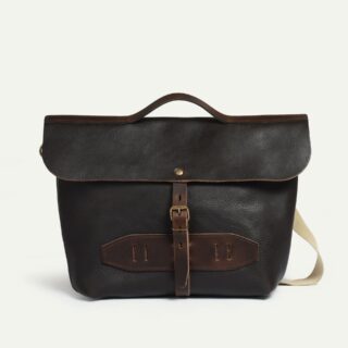 Bleu de Chauffe - Sac Postier Lazard  Marron brun