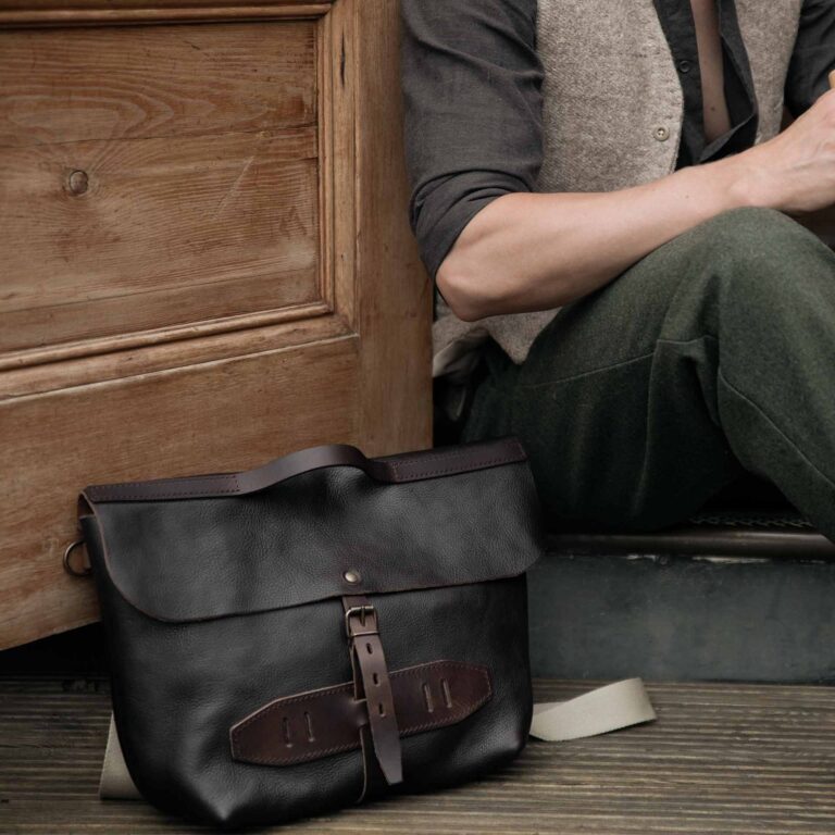Bleu De Chauffe - Sac Postier Lazard - Marron brun