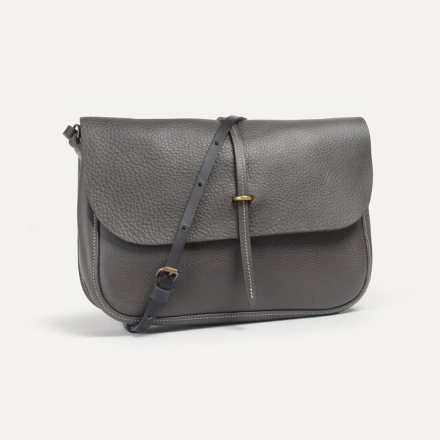 Bleu De Chauffe - Sac postier Pastel - Gris