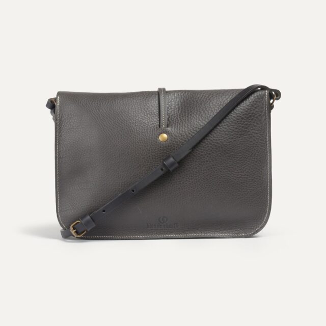 Bleu De Chauffe - Sac postier Pastel - Gris