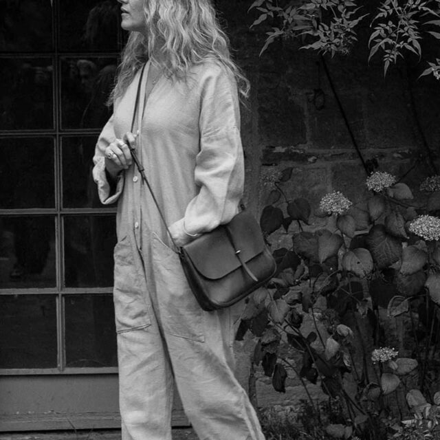 Bleu De Chauffe - Sac postier Pastel - Noir