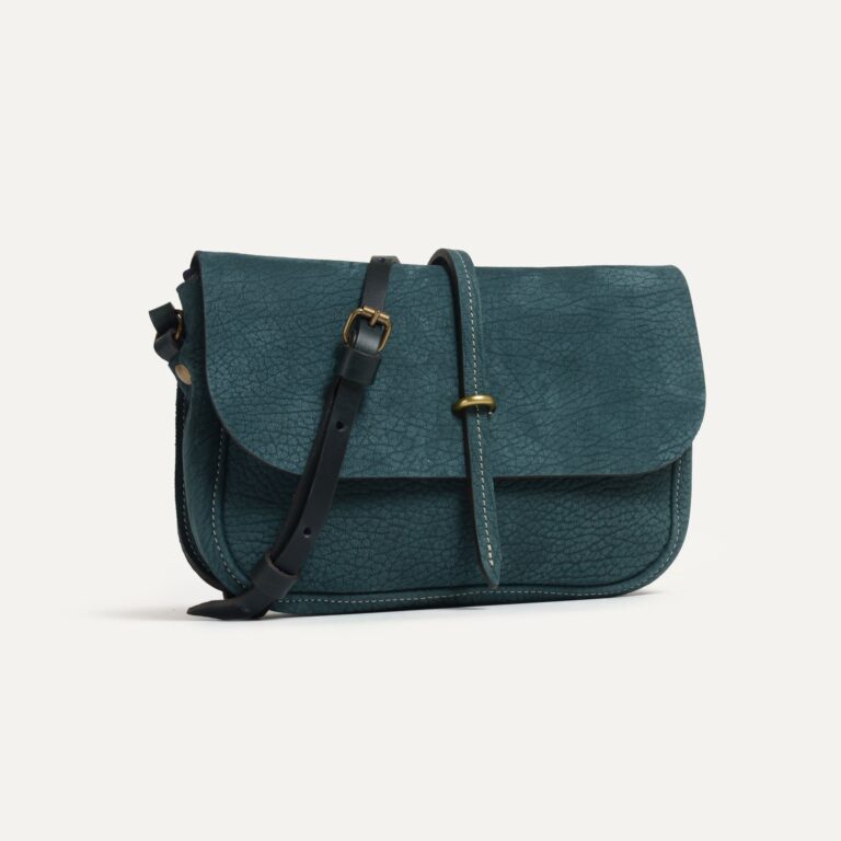 Bleu De Chauffe - Sac postier Pastiche - Soft Petrolio