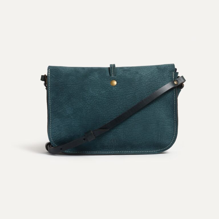 Bleu De Chauffe - Sac postier Pastiche - Soft Petrolio