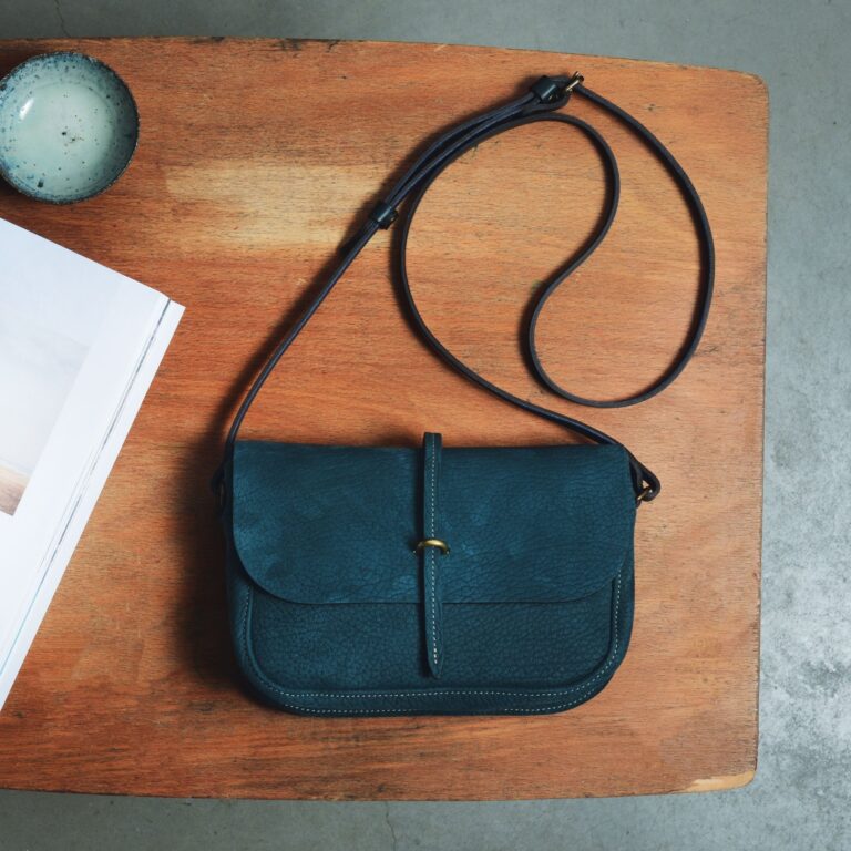 Bleu De Chauffe - Sac postier Pastiche - Soft Petrolio