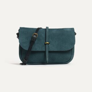 Bleu de Chauffe - Sac postier Pastiche  Soft Petrolio