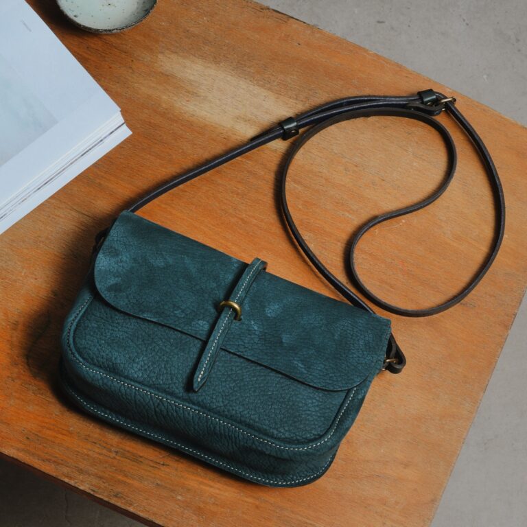 Bleu De Chauffe - Sac postier Pastiche - Soft Petrolio