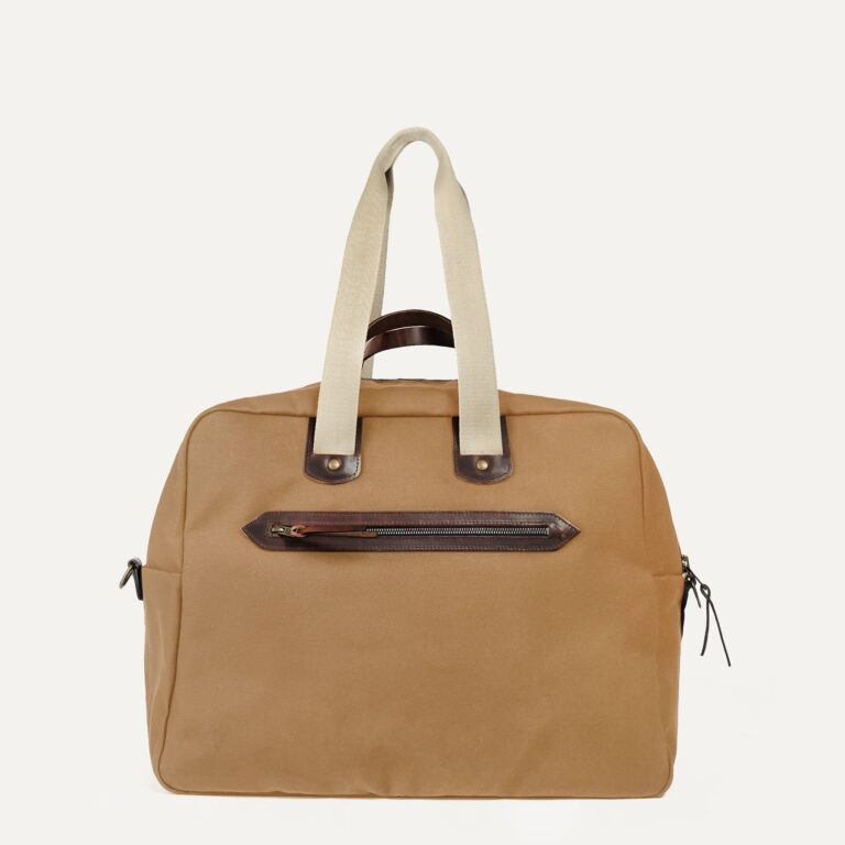 Bleu De Chauffe - Sac voyage aviateur Missak - Camel BM