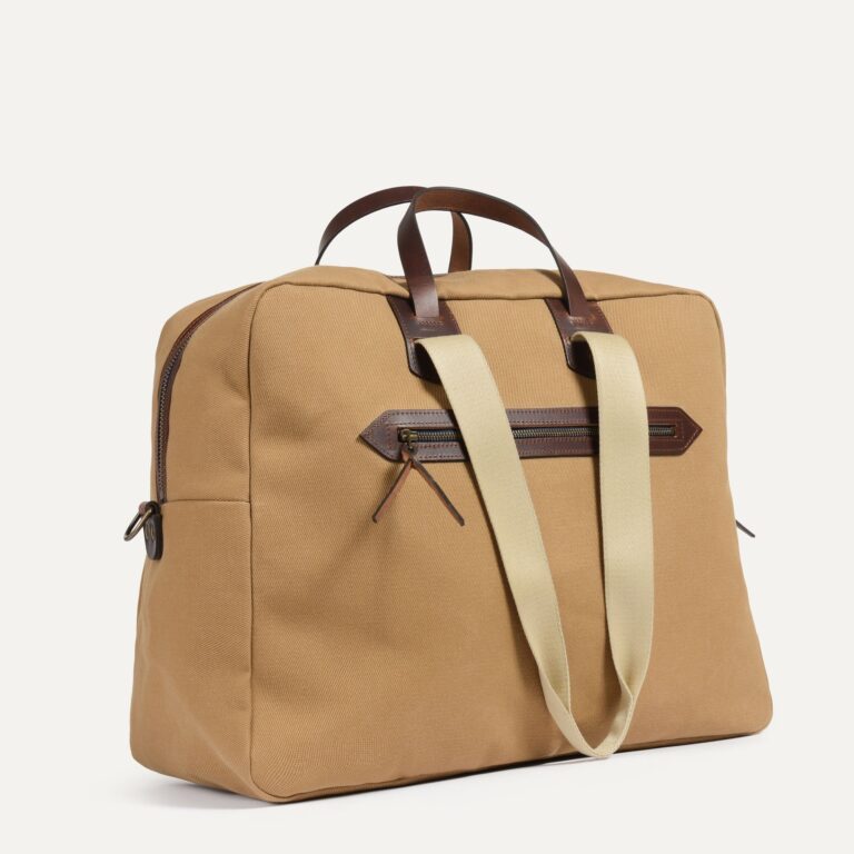 Bleu De Chauffe - Sac voyage aviateur Missak - Camel BM